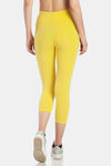 Lavos Skin Fit Secret Sleek Pocket Capri - Maize yellow — thumbnail 3